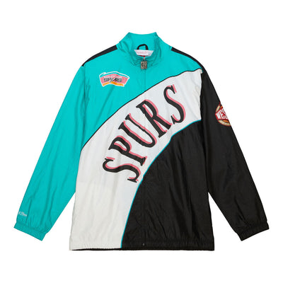 NBA ARCHED RETRO LINED WINDBREAKER SPURS Multi-White OJZP5517-SASYYPPPMTWH - Image 1