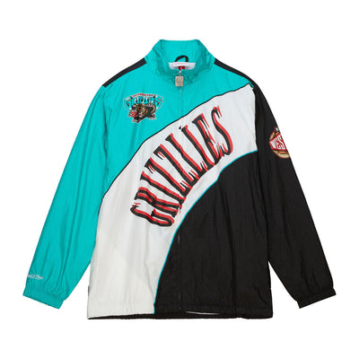 NBA ARCHED RETRO LINED WINDBREAKER GRIZZLIES Multi-White OJZP5517-VGRYYPPPMTWH - Image 1