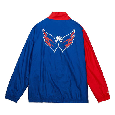 NHL ARCHED RETRO LINED WINDBREAKER CAPITALS Multi-White OJZP5517-WCAYYPPPMTWH - Image 2