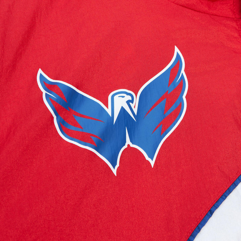 NHL ARCHED RETRO LINED WINDBREAKER CAPITALS Multi-White OJZP5517-WCAYYPPPMTWH - Image 3
