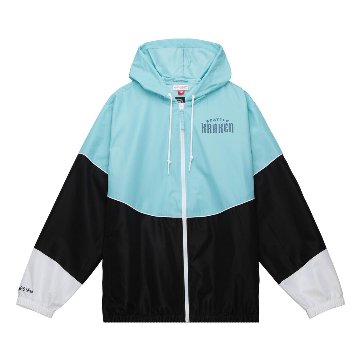 NHL HOME TEAM LIGHTWEIGHT WINDBREAKER KRAKEN Black-Light Blue OJZP5520-SKRYYPPPBKLB - Image 1