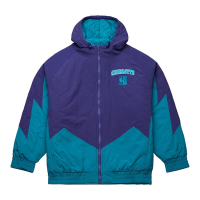 NBA RETRO FULL ZIP JACKET HORNETS Hornets Purple-Hornets Blue OJZP5939-CHOYYPPPHPHB - Image 1