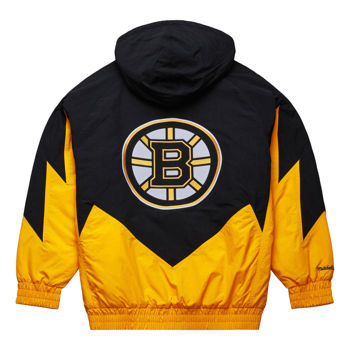 NHL RETRO FULL ZIP JACKET CL BRUINS Gold-Black OJZP6579-BBNYYPPPGDBK - Image 2