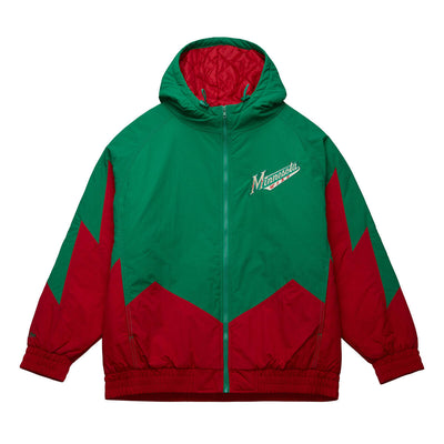 NHL RETRO FULL ZIP JACKET CL WILD RED-GREEN OJZP6579-MWIYYPPPRDGN - Image 1