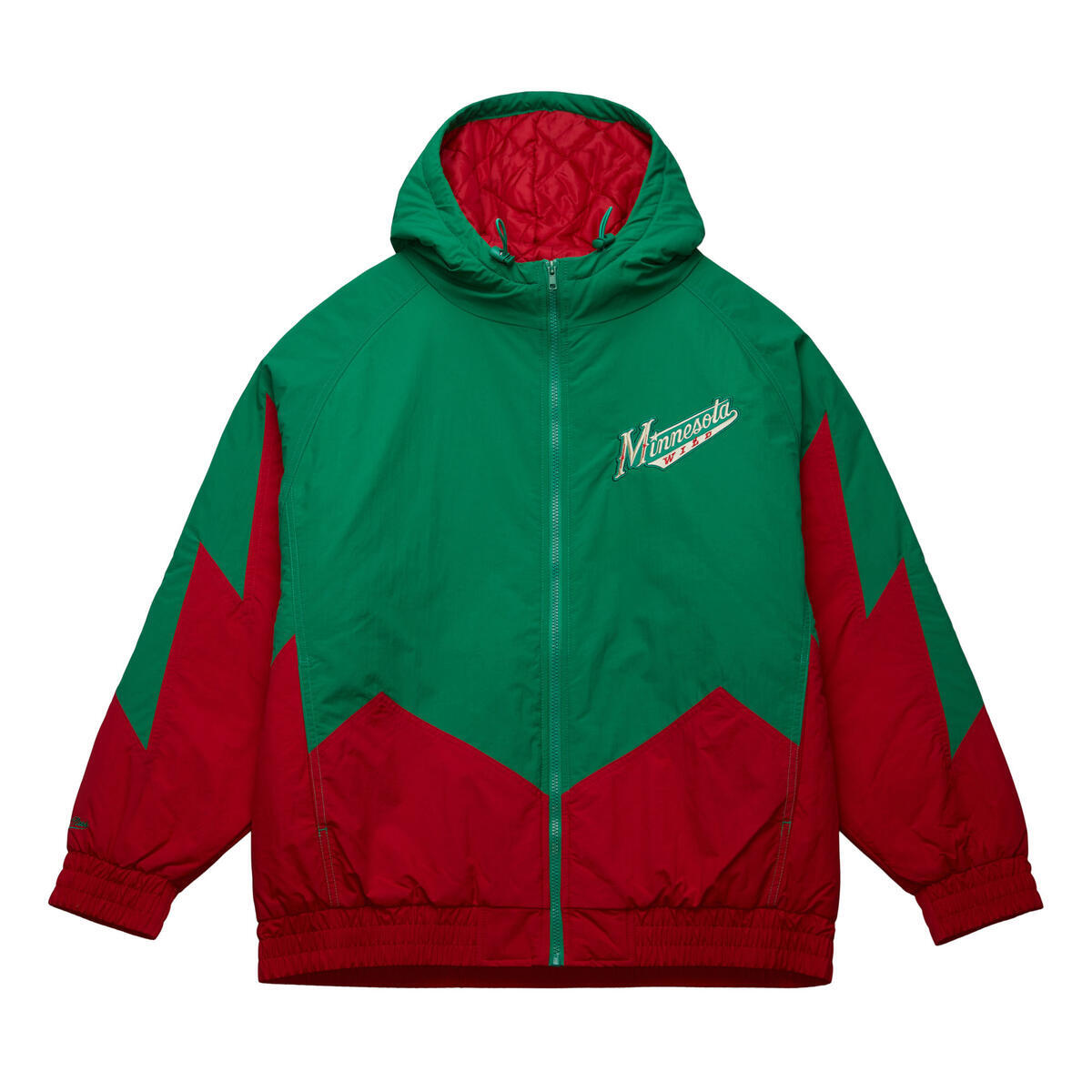 NHL RETRO FULL ZIP JACKET CL WILD RED-GREEN OJZP6579-MWIYYPPPRDGN - Image 1