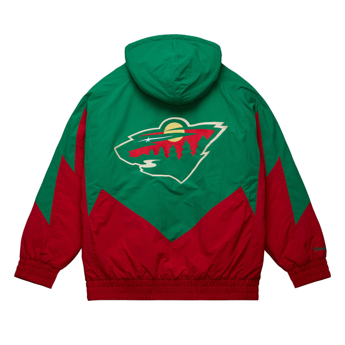 NHL RETRO FULL ZIP JACKET CL WILD RED-GREEN OJZP6579-MWIYYPPPRDGN - Image 2