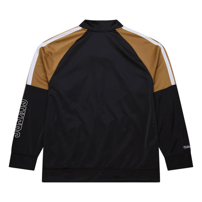 NBA COLOR BLOCKED TRACK JACKET VINTAGE LOGO 76ERS - Black - Image 2