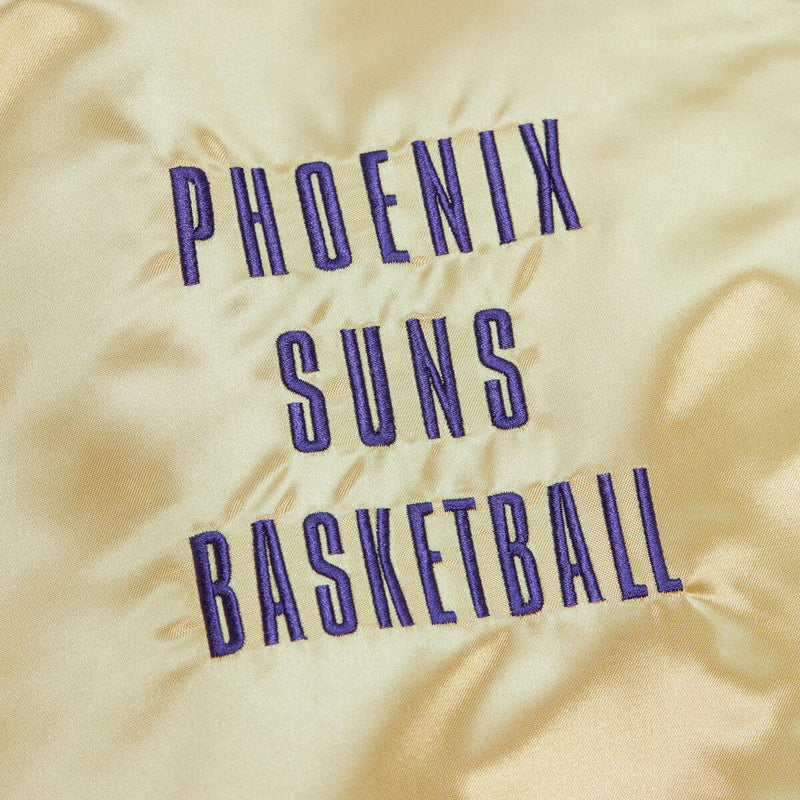 NBA TEAM OG 2.0 LIGHTWEIGHT SATIN JACKET VINTAGE LOGO SUNS Gold OJZP7094-PSUYYPPPGOLD - Image 5