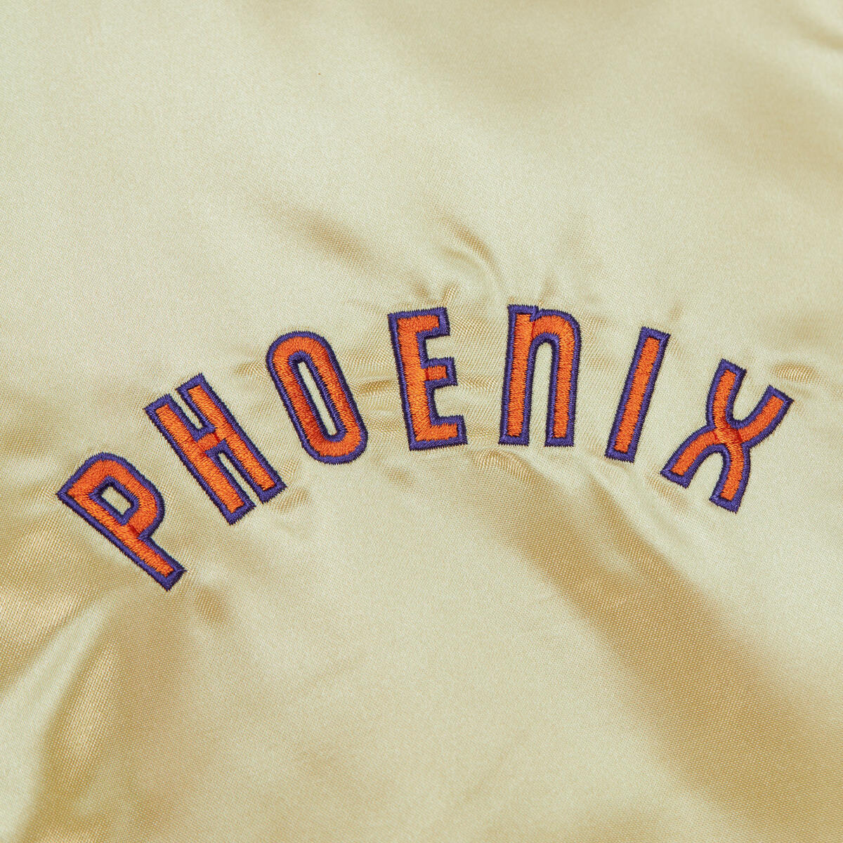 NBA TEAM OG 2.0 LIGHTWEIGHT SATIN JACKET VINTAGE LOGO SUNS Gold OJZP7094-PSUYYPPPGOLD - Image 6