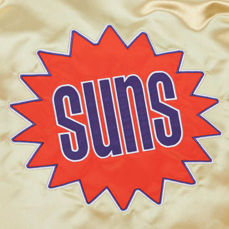 NBA TEAM OG 2.0 LIGHTWEIGHT SATIN JACKET VINTAGE LOGO SUNS Gold OJZP7094-PSUYYPPPGOLD - Image 8