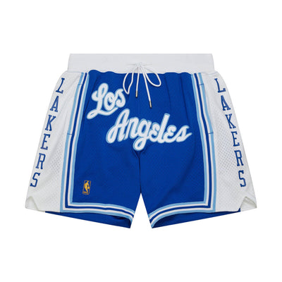 NBA JUST DON BLUE 7IN SHORTS LAKERS - Blue-White - Image 1