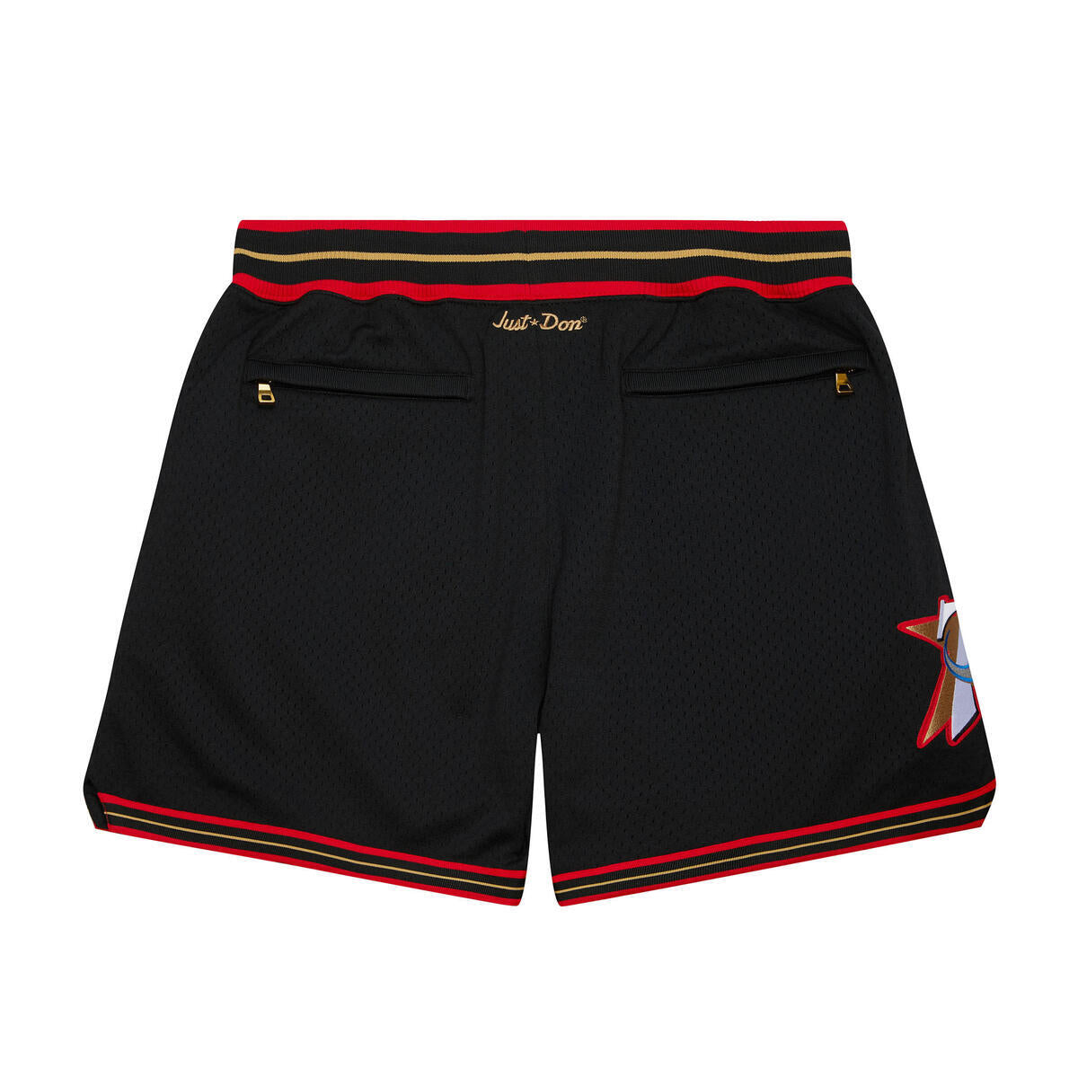 NBA JUST DON 7IN SHORTS 76ERS Black-White PFSW7546-P76YYPPPBKWH - Image 5