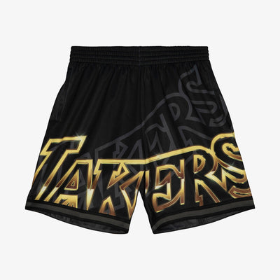 NBA BIG FACE 4.0 FASHION SHORTS LAKERS - Black - Image 1