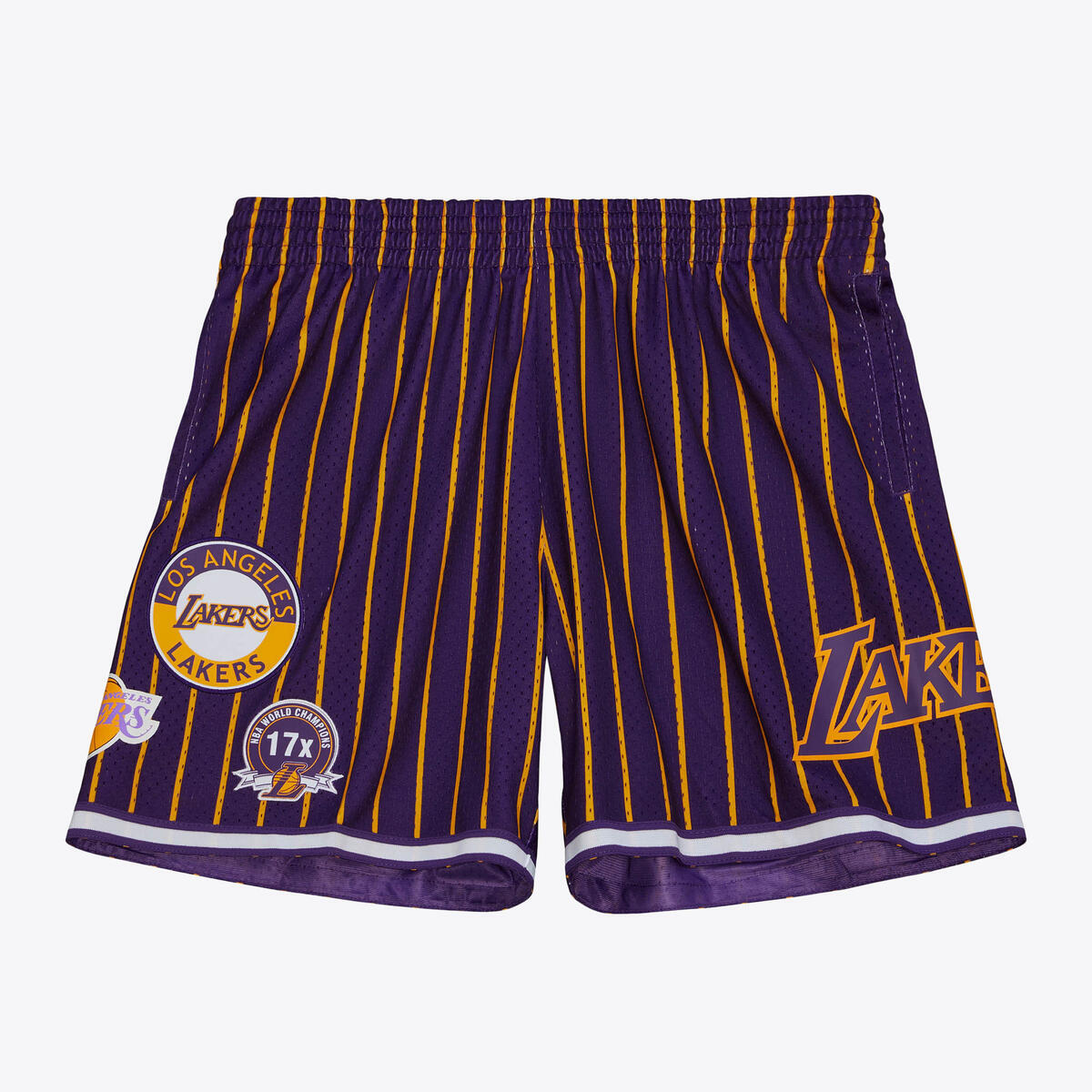 NBA M&N CITY COLLECTION MESH SHORTS LAKERS - Purple-Gold - Image 1