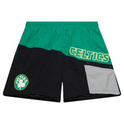 NBA NYLON UTILITY SHORTS CELTICS Black-Green PSHR5522-BCEYYPPPBKGN - Image 1