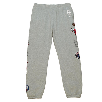 NBA TEAM ORIGINS FLEECE PANTS BULLS Grey Heather PSWP4850-CBUYYPPPGYHT - Image 2