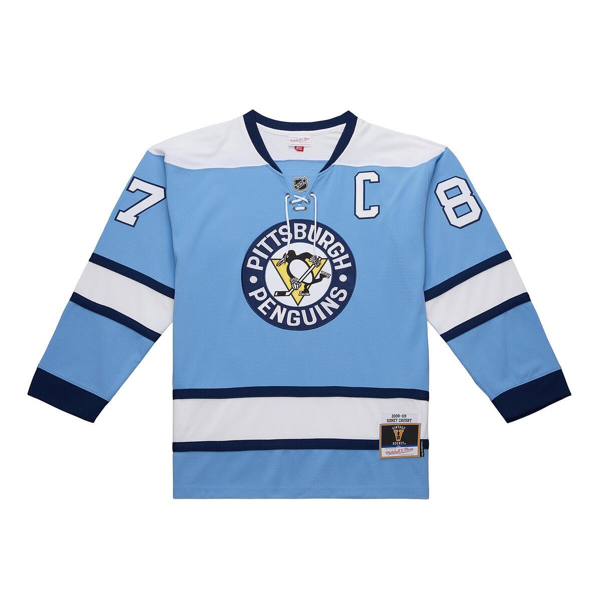 NHL LIGHT BLUE JERSEY PENGUINS 2008 SIDNEY CROSBY - Columbia Blue - Image 1