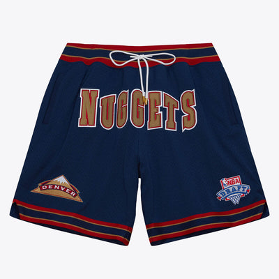 NBA JUST DON HARDWOOD CLASSICS SHORTS NUGGETS 1993 - Navy - Image 1