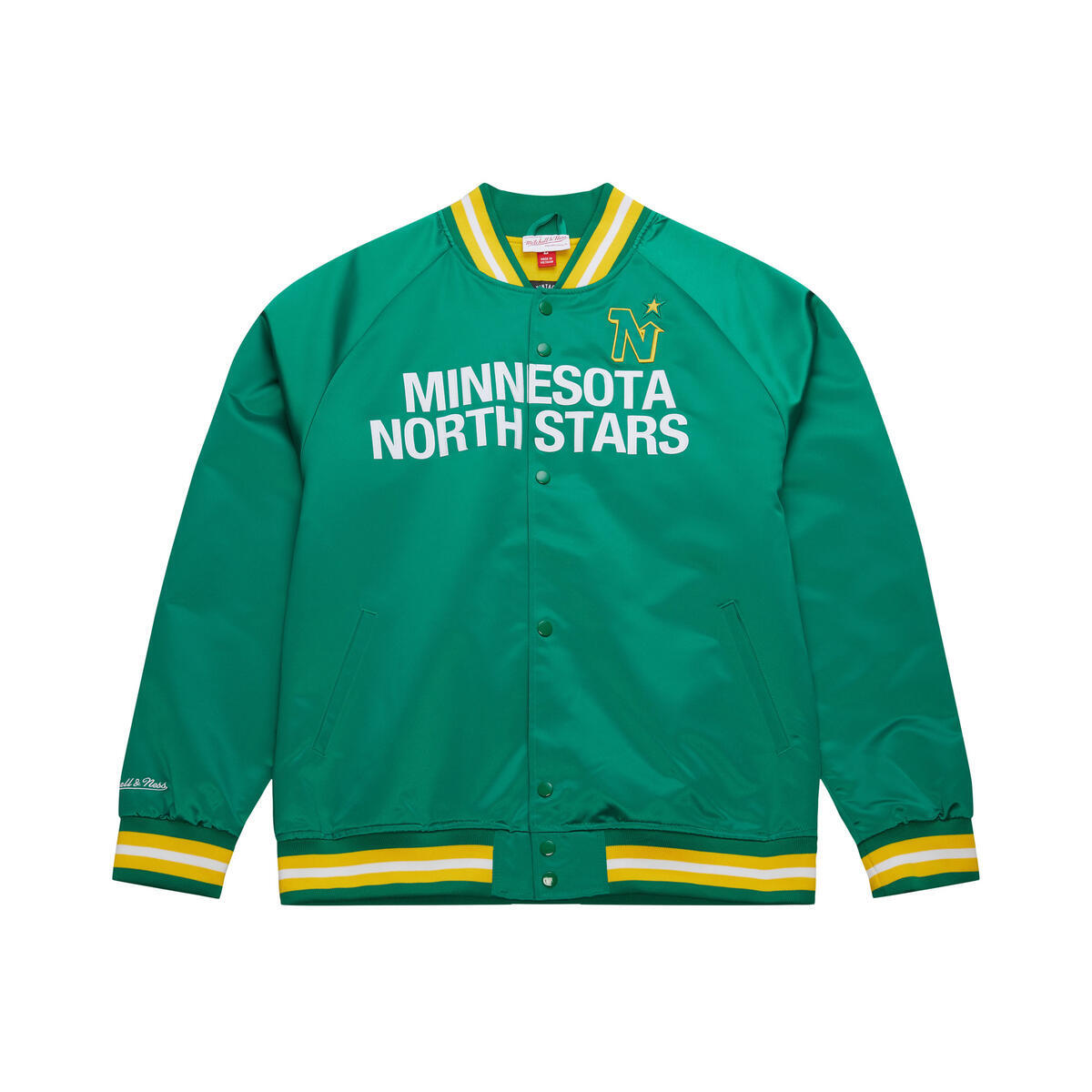 NHL LIGHTWEIGHT SATIN JACKET MINNESOTA NORTH STARS - Image 1