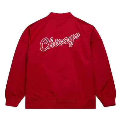 NBA LIGHTWEIGHT SATIN BOMBER VINTAGE LOGO BULLS - Image 2