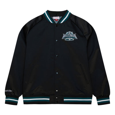 WWE LIGHTWEIGHT SATIN JACKET CURRENT LOGO Black SJKT6738-TTTYYPPPBLCK - Image 1