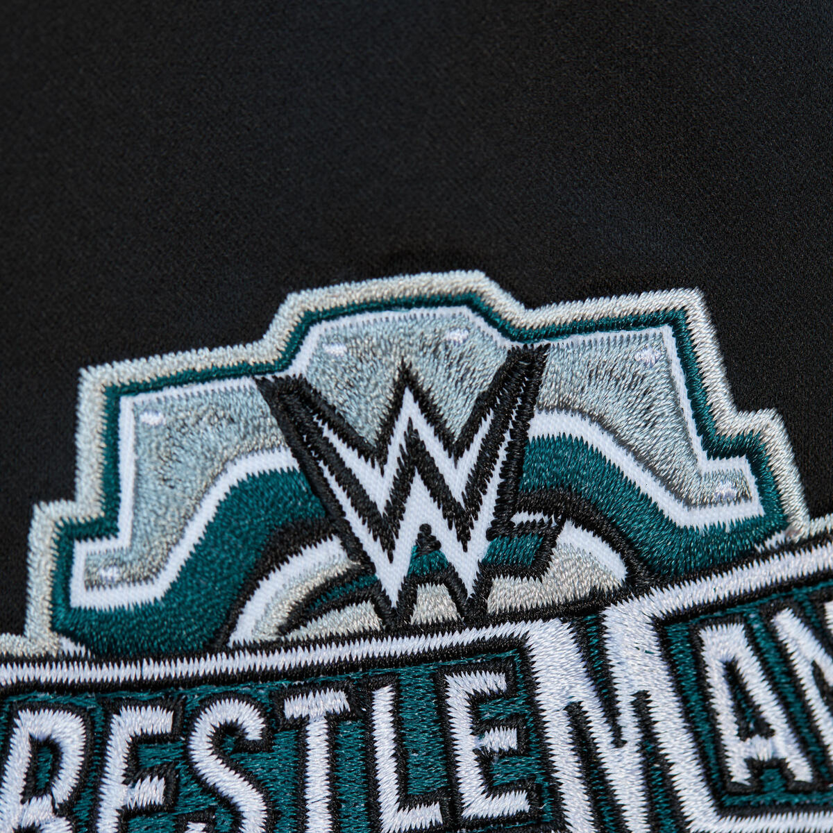 WWE LIGHTWEIGHT SATIN JACKET CURRENT LOGO Black SJKT6738-TTTYYPPPBLCK - Image 4