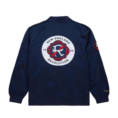 MLS LIGHTWEIGHT SATIN BOMBER CURRENT LOGO REVOLUTION Navy SJKT7154-NERYYPPPNAVY - Image 1