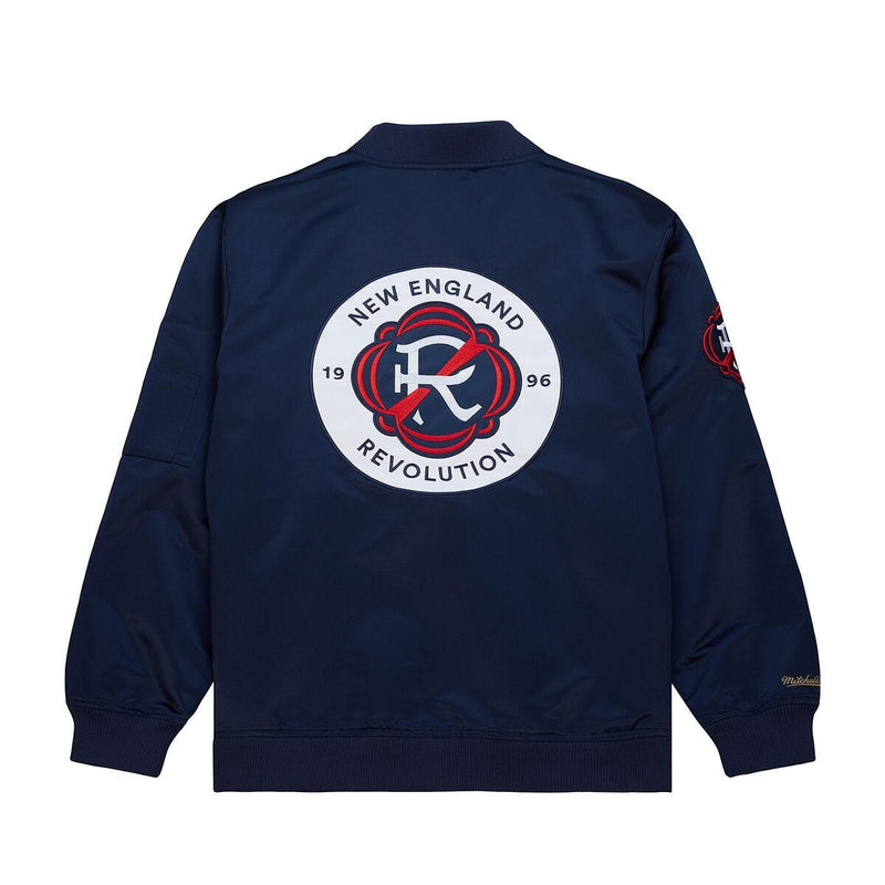 MLS LIGHTWEIGHT SATIN BOMBER CURRENT LOGO REVOLUTION Navy SJKT7154-NERYYPPPNAVY - Image 1