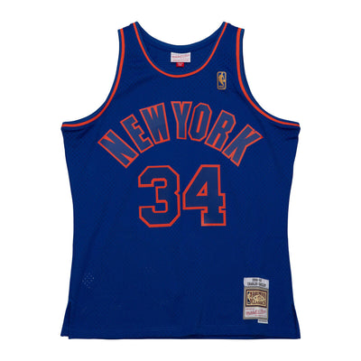 NBA SWINGMAN JERSEY KNICKS 1996 CHARLES OAKLEY - Royal - Image 1