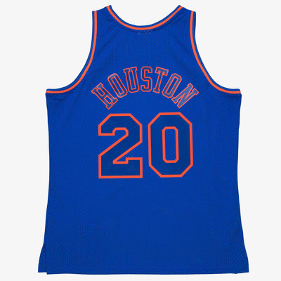 NBA DARK HWC JERSEY KNICKS 1996 ALLAN HOUSTON - Royal - Image 2