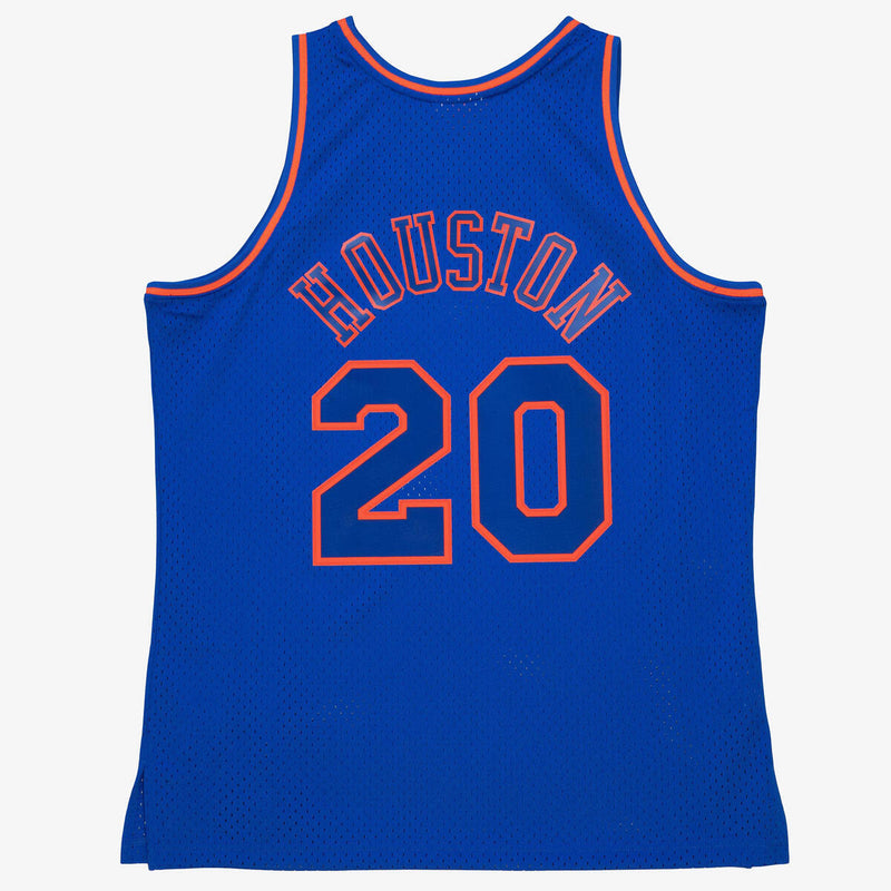 NBA DARK HWC JERSEY KNICKS 1996 ALLAN HOUSTON - Royal - Image 2