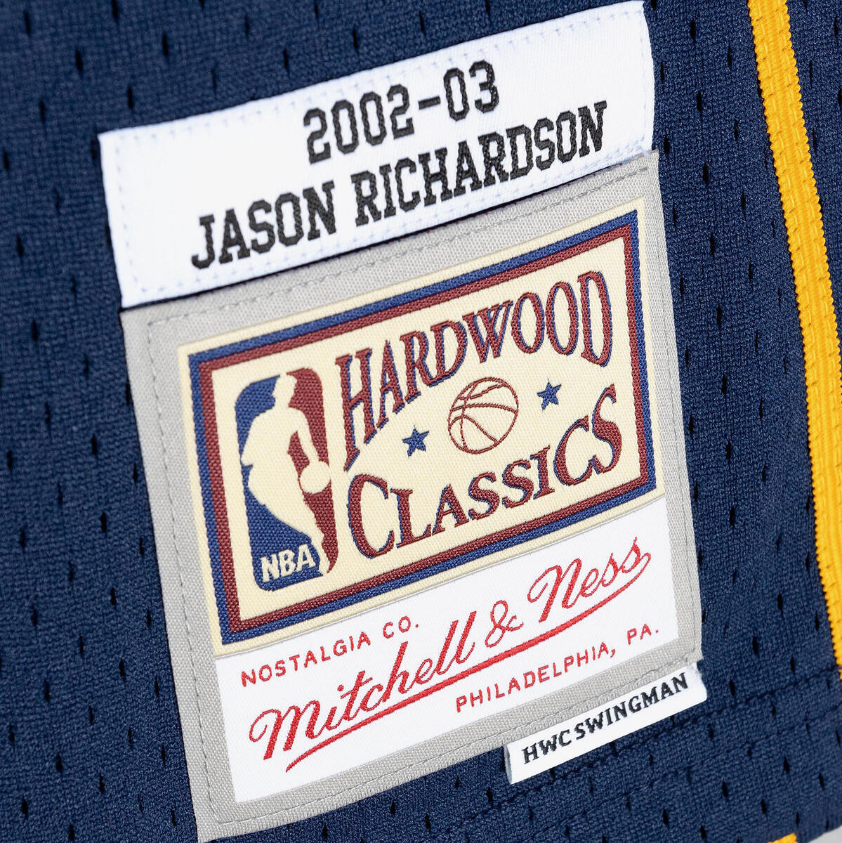 NBA DARK JERSEY WARRIORS 2002 JASON RICHARDSON - ASTROS BLUE - Image 4