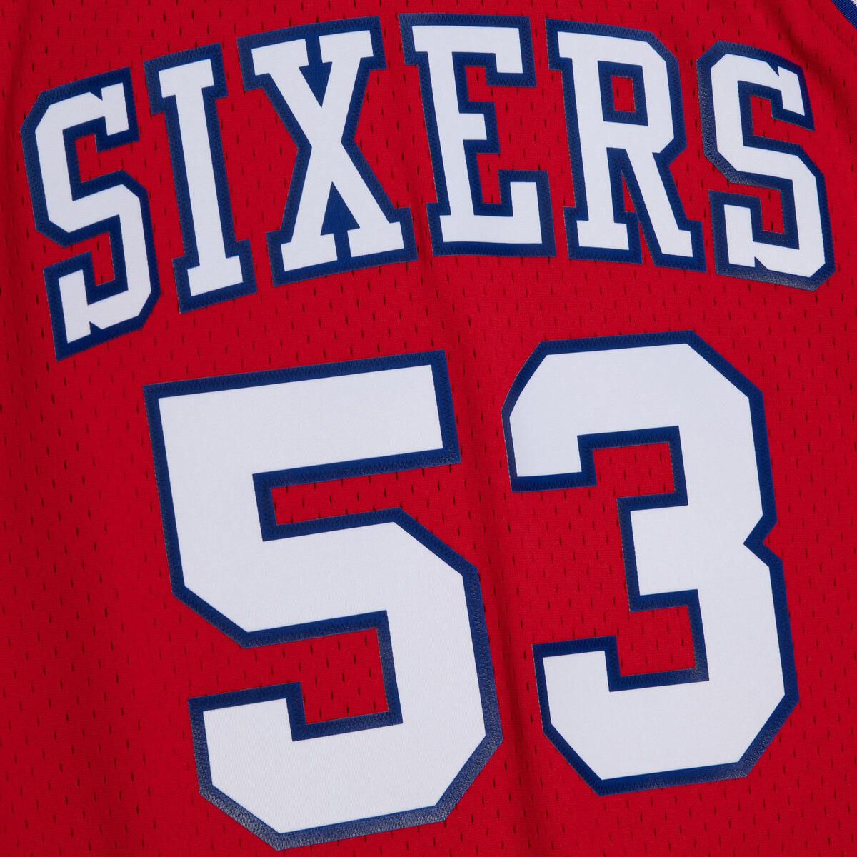 NBA DARK JERSEY 76ERS 1979 DARRYL DAWKINS - University Red - Image 3