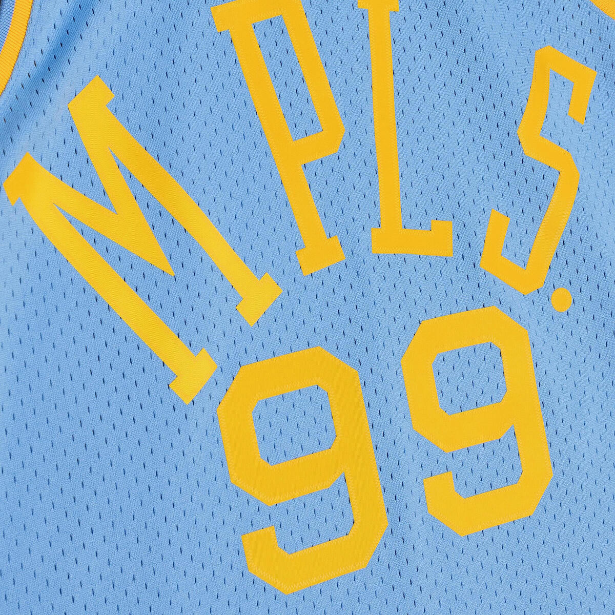 NBA DARK JERSEY LAKERS 1948 GEORGE MIKAN - Columbia Blue - Image 3