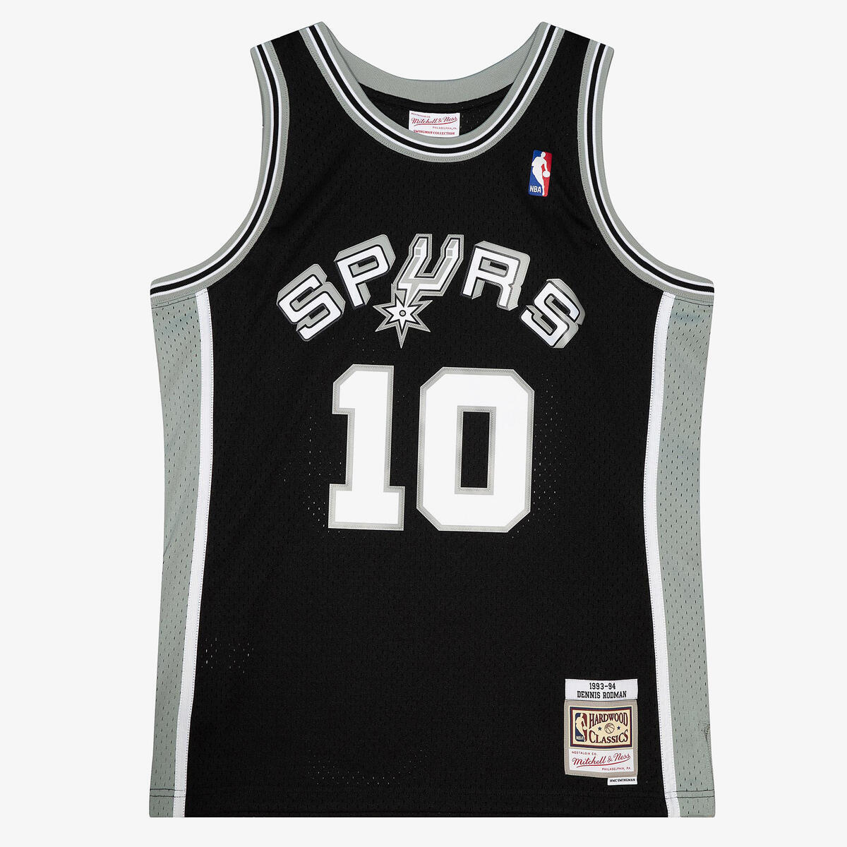NBA DARK JERSEY SPURS 1993 DENNIS RODMAN - Black - Image 1