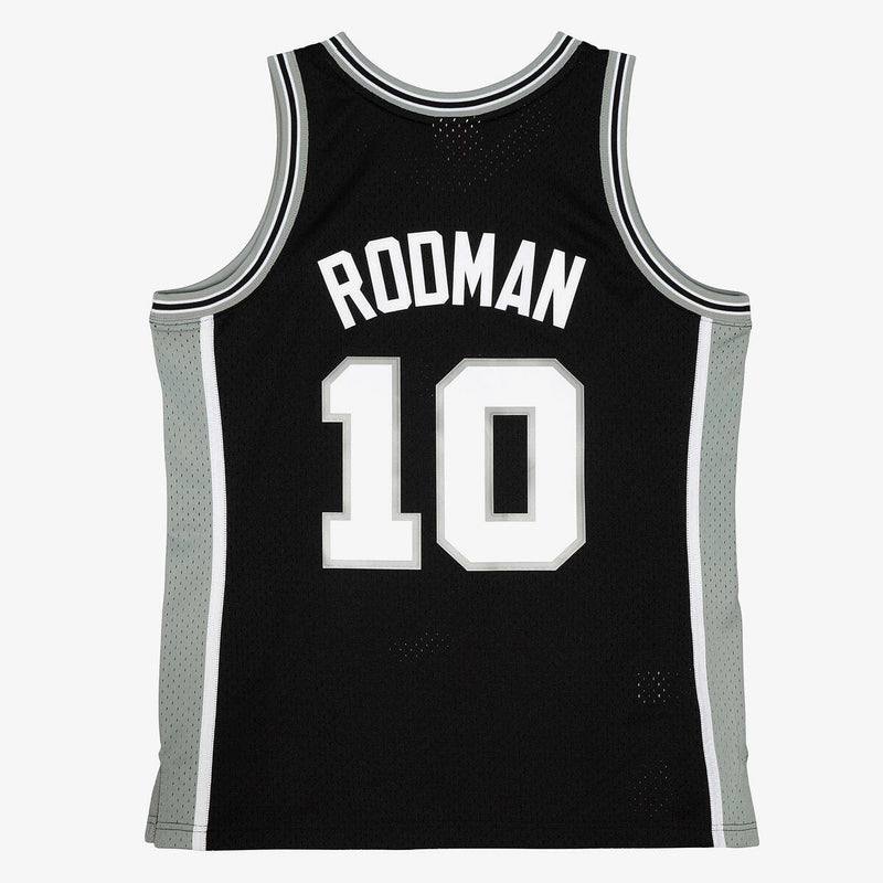 NBA DARK JERSEY SPURS 1993 DENNIS RODMAN - Black - Image 2
