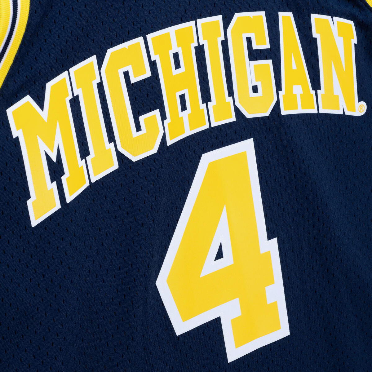 NCAA ROAD JERSEY MICHIGAN WOLVERINES 1991 CHRIS WEBBER - Image 3