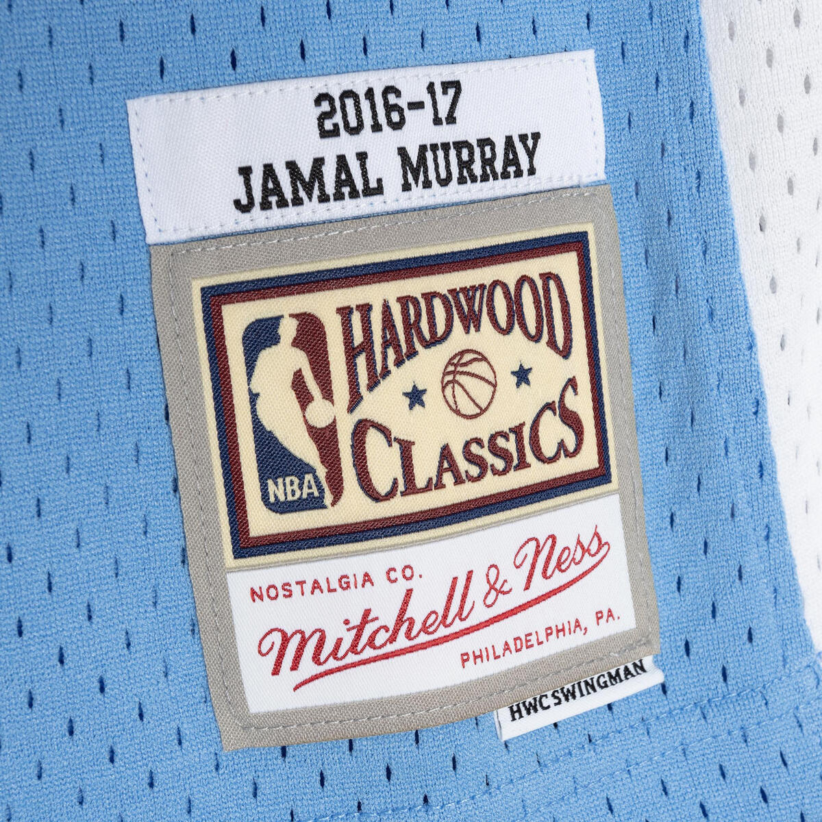 NBA ROAD JERSEY NUGGETS 2016 JAMAL MURRAY - Columbia Blue - Image 4