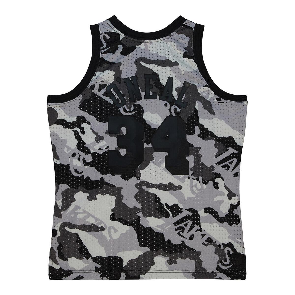 NBA GHOST BLACK CAMO SWINGMAN JERSEY LAKERS 1996 SHAQUILLE O'NEAL Pattern-Black SMJY4589-LAL96SONPTBK - Image 2