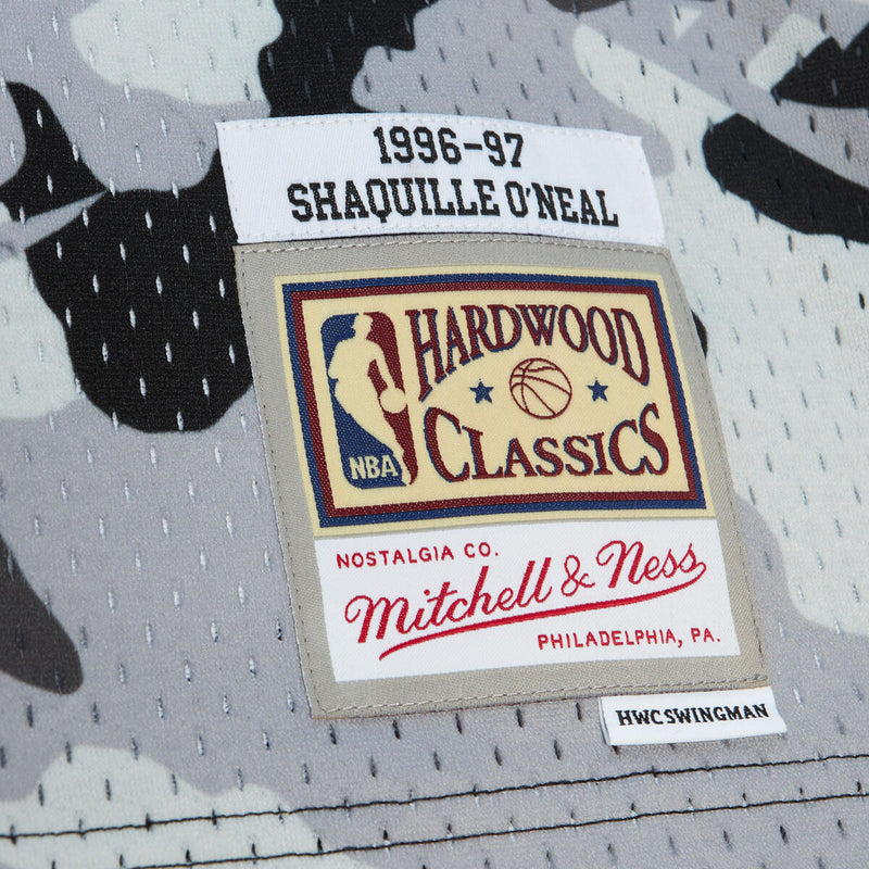 NBA GHOST BLACK CAMO SWINGMAN JERSEY LAKERS 1996 SHAQUILLE O'NEAL Pattern-Black SMJY4589-LAL96SONPTBK - Image 4