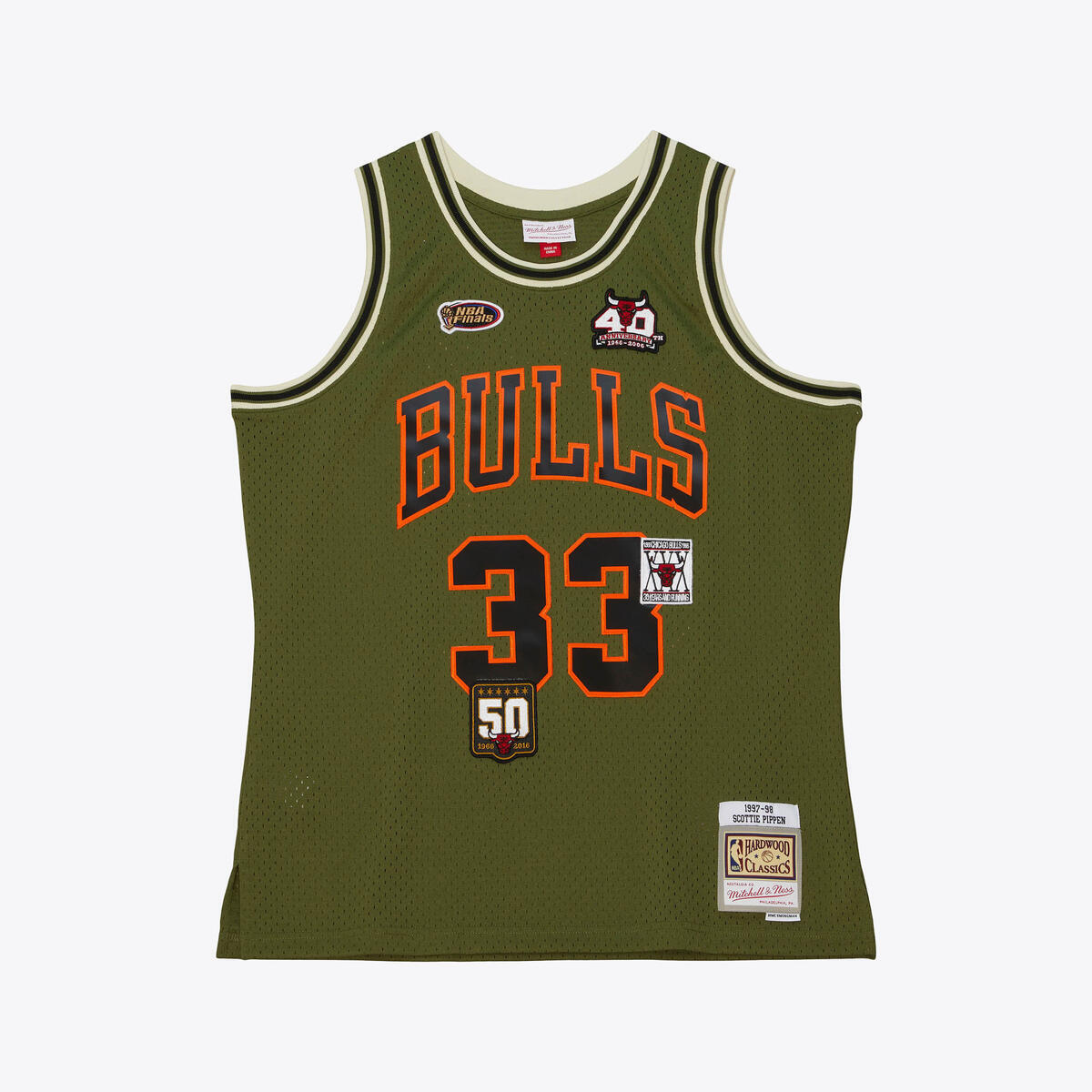 NBA FLIGHT SWINGMAN JERSEY BULLS 1997 SCOTTIE PIPPEN - Image 1