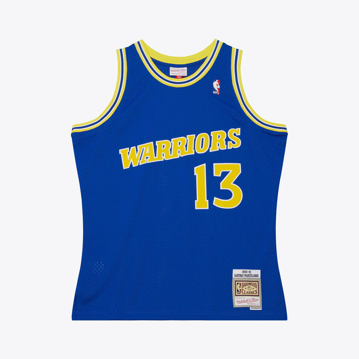 NBA ROAD JERSEY WARRIORS 1990 SARUNAS MARCIULIONIS - Image 1