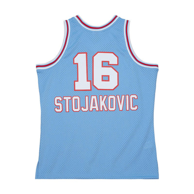 NBA HWC JERSEY KINGS 2004 PEJA STOJAKOVIC Columbia Blue SMJY5665-SKI04PSJCLBL - Image 2