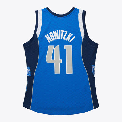 NBA HOF SWINGMAN JERSEY MAVERICKS DIRK NOWITZKI - Capital Blue - Image 2