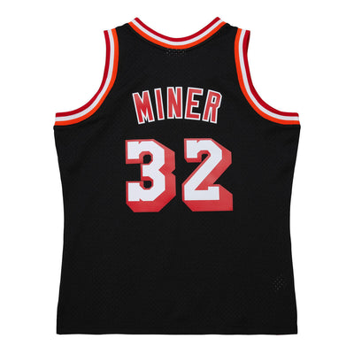 NBA DARK JERSEY HEAT 1992 HAROLD MINER - Black - Image 2