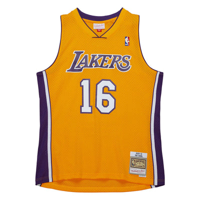 NBA GOLD JERSEY LAKERS 2009 PAU GASOL - Light Gold - Image 1