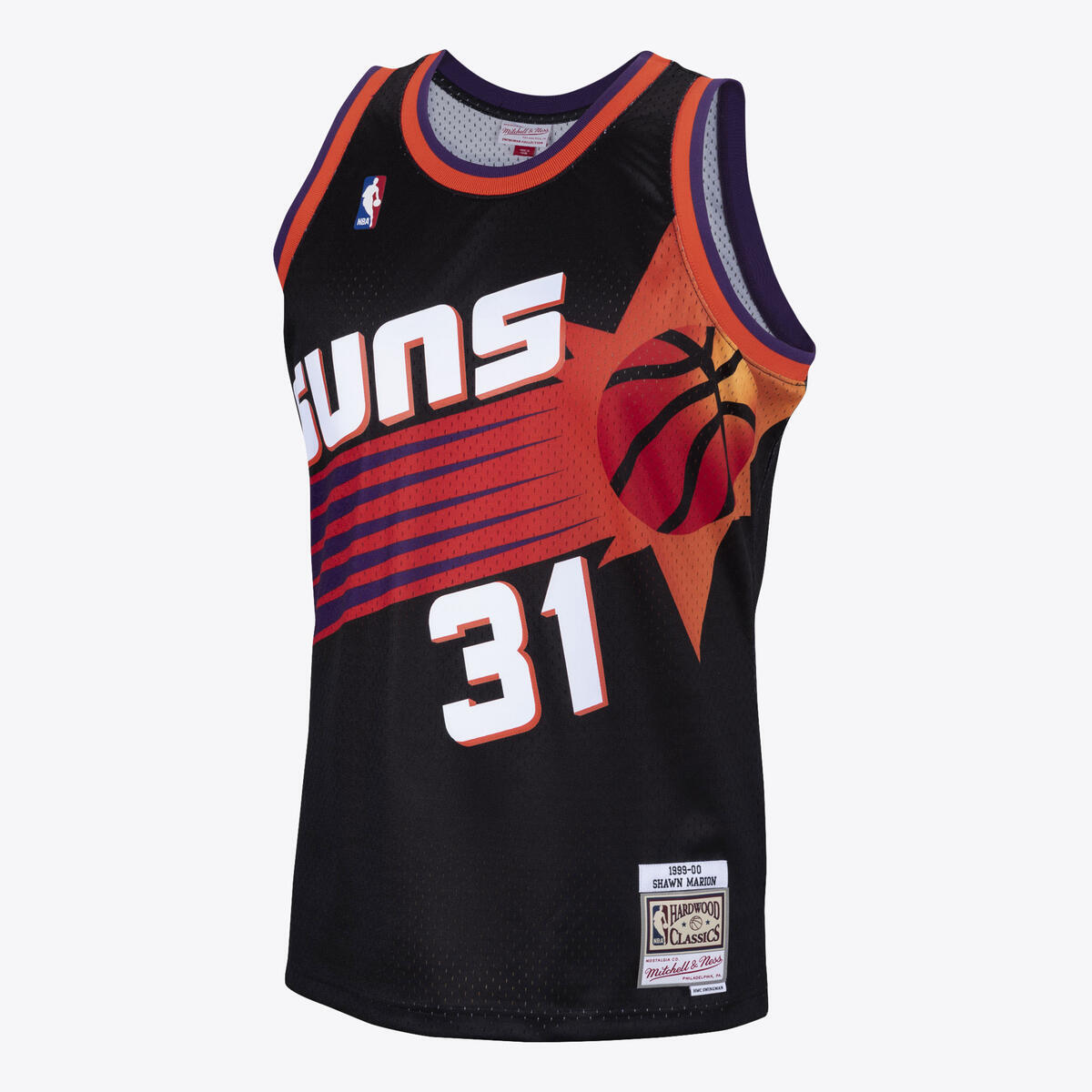 NBA SWINGMAN ALTERNATE JERSEY SUNS 1999 SHAWN MARION - Black - Image 6