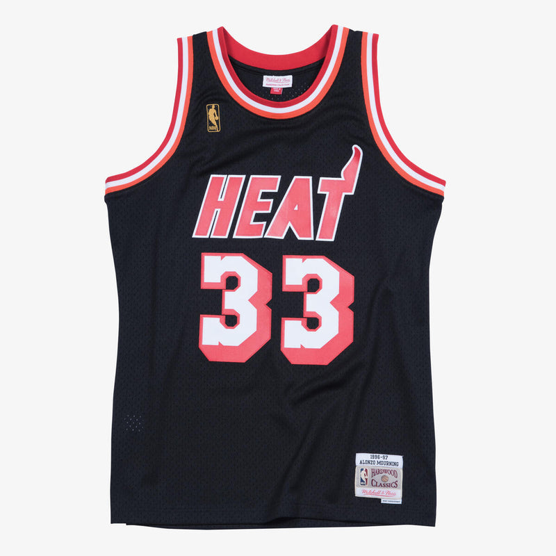 NBA SWINGMAN JERSEY HEAT 96-97 ALONZO MOURNING - Black - Image 1
