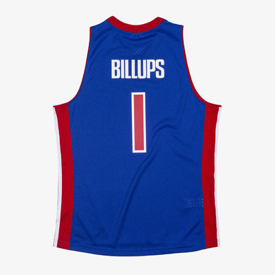 NBA SWINGMAN JERSEY PISTONS 2003 CHAUNCEY BILLUPS - Royal - Image 2