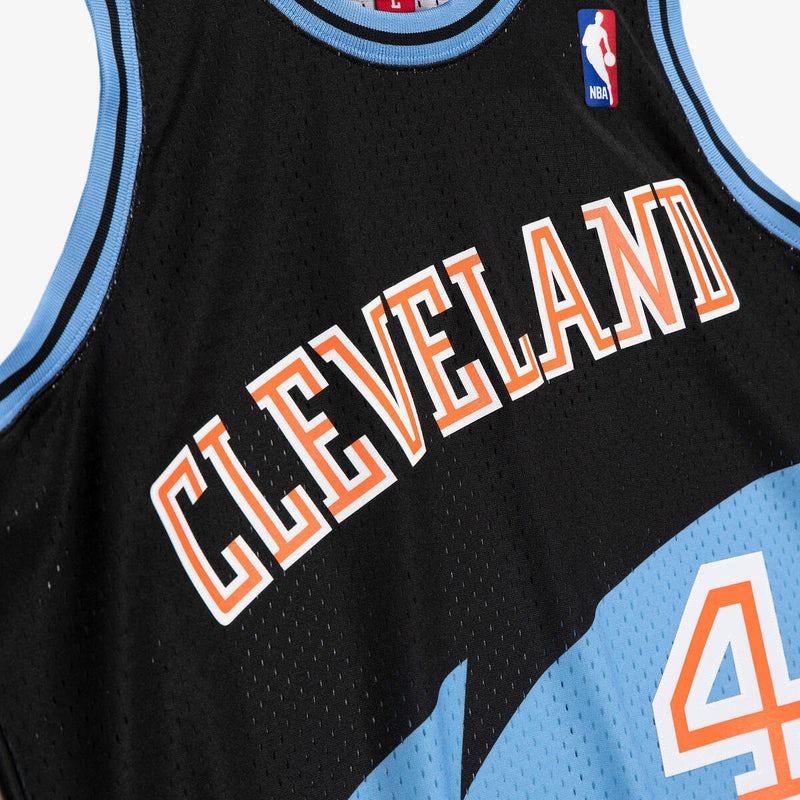 NBA SWINGMAN JERSEY CAVALIERS 1997 SHAWN KEMP - Black - Image 4